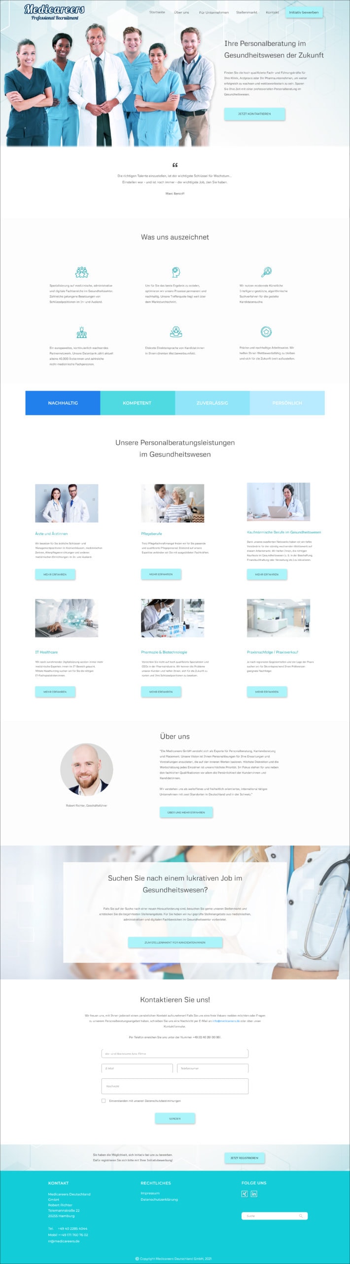 Startseite Medicareers GmbH